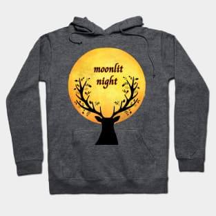 moon shadow,moonlit night Hoodie